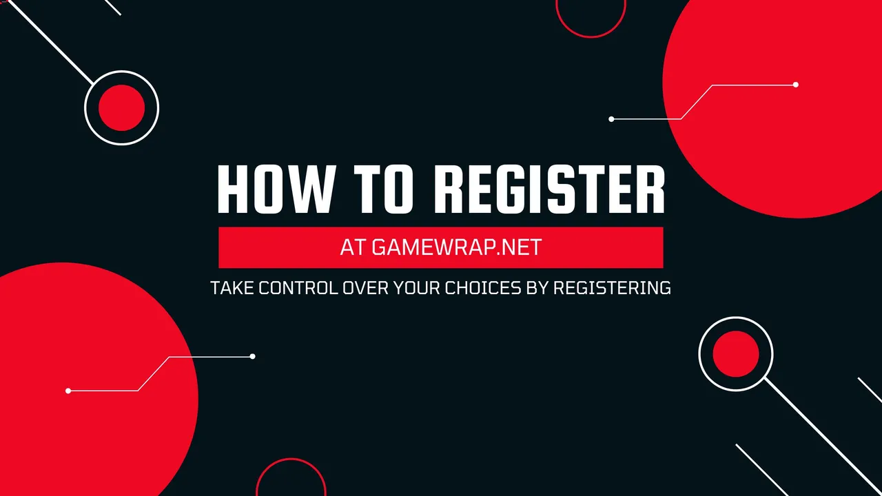 How to register on gamewrap.net